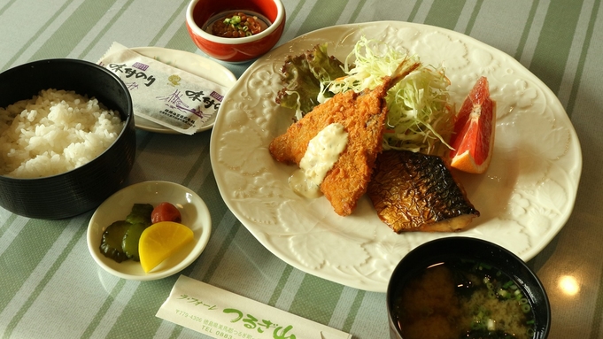 【2食付】ボリューム◎豚しゃぶ和食膳と炊き立てごはんの朝ごはん